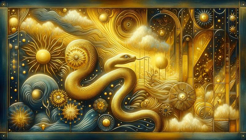 Nằm mơ thấy rắn vàng là điềm gì, đánh đề con gì? Giải mộng chiêm bao thấy loài rắn màu vàng