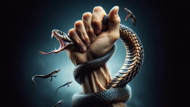 Nằm mơ thấy rắn hổ mang cắn vào tay là điềm gì, giải mã chiêm bao rắn hổ mang cắn tay đánh đề con gì?